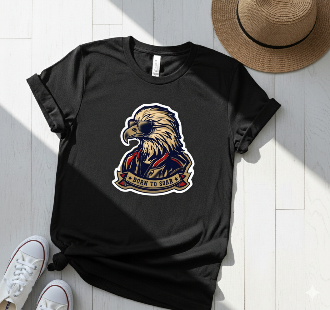 Born to soar Unisex Terry Oversized Tee