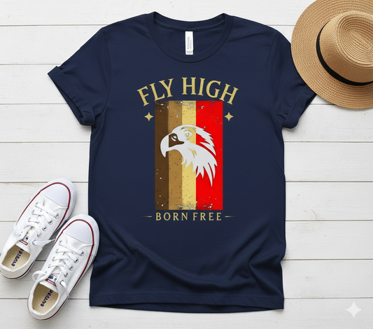 Fly high Unisex Terry Oversized Tee