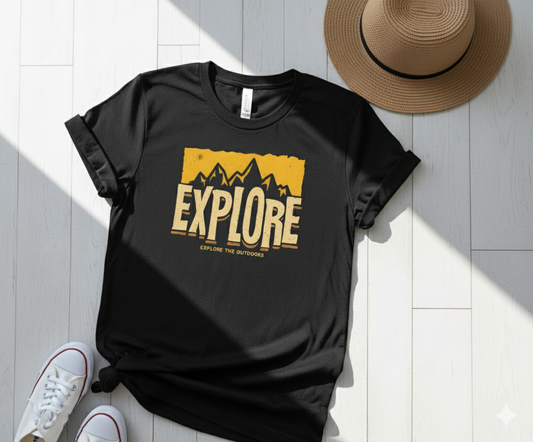 Explore Unisex Terry Oversized Tee
